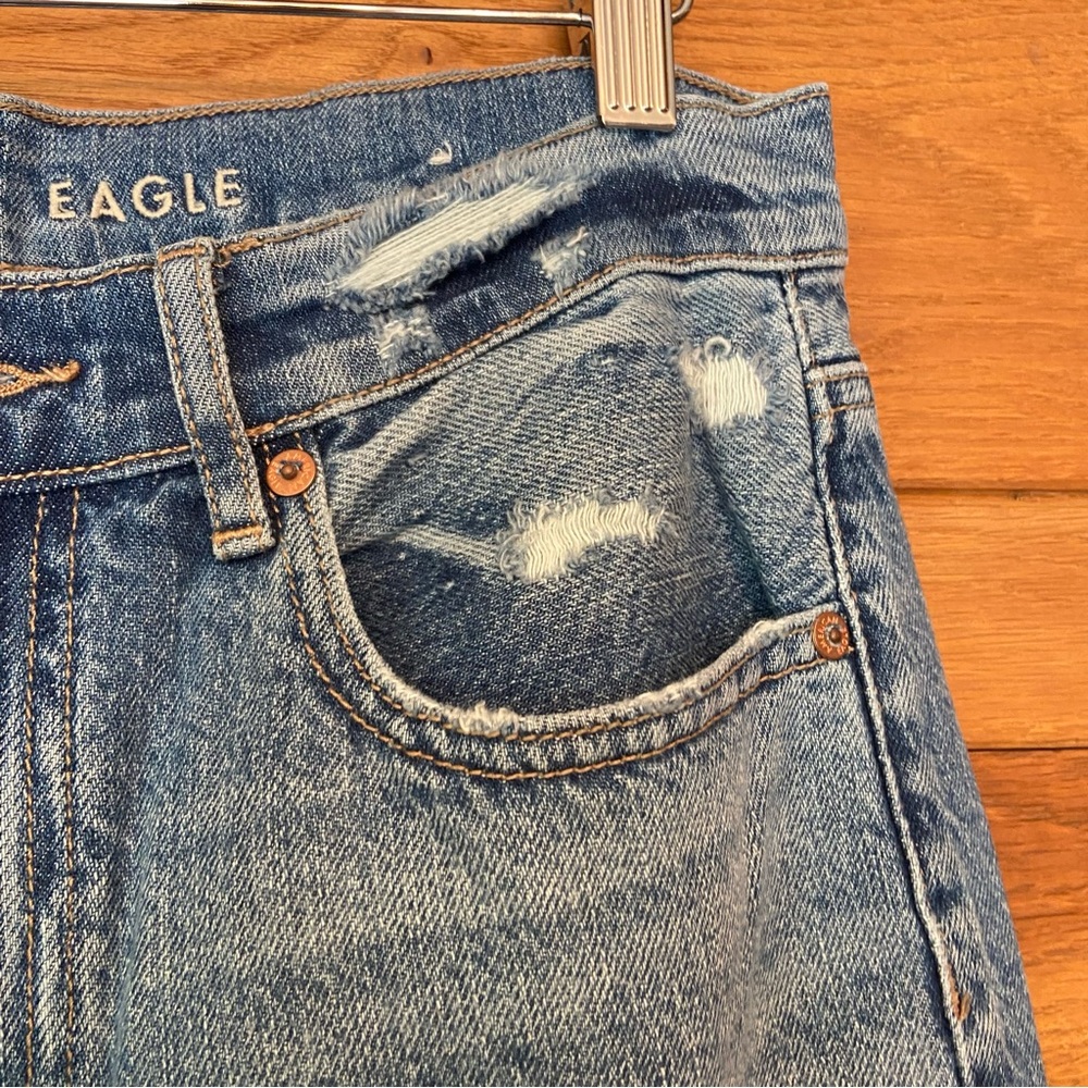 American Eagle 90s Bootcut Split Hem Distressed J… - image 4